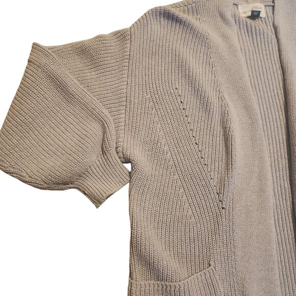 Universal Thread Women's XS Taupe Oversized Open Front Cardigan - Picture 3 of 6